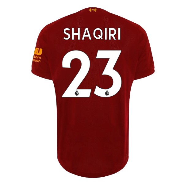 Camiseta Liverpool NO.23 Shaqiri Primera equipo 2019-20 Rojo